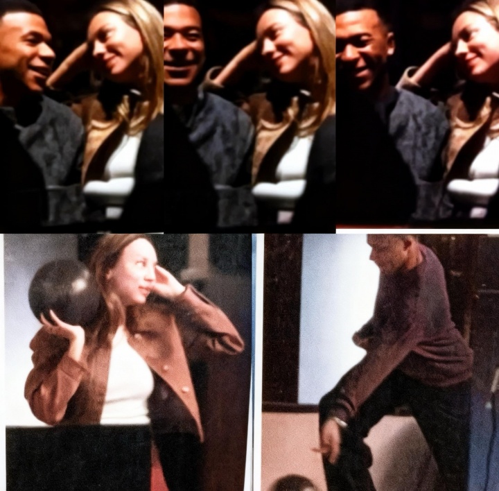 世界杯官方平台-坠入爱河！姆巴佩与女友深夜幽会打保龄球，深情对视满眼爱意